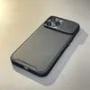 携帯電話のケーススライドカメラレンズ保護iPhone 15の磁気電話ケースマックス14 13 12 11マグサフ用ワイヤレス充電カバーD240424