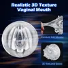 Masturbator für Männer Automatische Teleskoprotation 4D Realistische Vagina Penis Sexspielzeug Masturbation Cup Blowjobs Maschine 240423