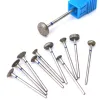 Bits asweina frezen snijders voor manicure pedicure nageldrill bit voet cuticle schoon gereedschap nagelbestand slijpende kop accessoires