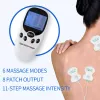 Masseur numérique Tens Machine EMS Massager Stimulateur de muscle d'impulsion électrique pour les pads de massage d'électrode du cou Back