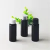 Bouteilles de rangement 35 ml Black Pet Mini / échantillons Bouteille avec réducteur de couvercle en plastique Huile essentielle / liquide / hydratant / récipient d'eau faciale