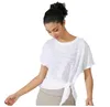 Women's yoga wear designer light yoga short top white quick-drying short-sleeved T-shirt