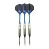 Darts yernea highquality 3pcs punta in acciaio freccette 22 g standard dardi duri che lanciano giochi sportivi sport alberi in alluminio blu voli da dardo