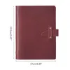 Notepad Leather Loose Leaf 6 Ring Binder Cover Notebook Lined Page Writing Journal Diary Business Office Stationery