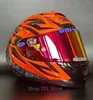 Motorcycle Helmets Full Face Helmet X-Spirit III Kt 1290 X-Fourteen Red Ant Sports Racing Helm