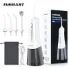 Irrigator Insmart oral Water Flosser Irrigator pour les dents USB RECHARAGEMable imperméable 300 ml Nettoyage portable Whitening Dental Water Jet