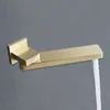 Set di doccia per bagno nascosto set di doccia in oro spazzolato bagno nascosto sistema doccia a tre vie set di doccia a parete a parete per doccia a pioggia miscelatore set di rubinetti T240422