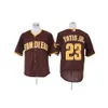 Maglie da baseball San Diego Chaplains 13#23 RACCHATO GAME SCHIATTO CAMILA DI ALLENAMENTO TRASSIONE TRASSIMENTE