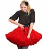 Femmes Teen Mini jupe Pettishirt S M L Ruffle Murffon Ballet Tull Summer Tutu jupes en costume adulte pour femmes 240418