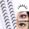 Barbie Comic Eyelles Makeup quotidien agrandir les yeux fibres synthétiques naturelles européennes et faux cils américains 10pair