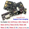 Cables USB Charging Port Microphone Dock Connector Board Flex Repair Parts For Xiaomi Poco M3 Pro Redmi 10C Note 11 10 5G Pro 10S 11E