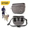 Carrier de perros Snack Pack Uso alternativo de bolsas de revestimiento doble para la cintura ergonómica no suelta azul sólido suministros para mascotas
