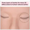 Ögonfransar 3 lager Träning Lash Mannequin Head For Practice Grafting Eyelash Extension Training Tools Eyelash Doll Face Huvud Makeup Tool