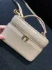 Tasche Tasche High Definition Echtes Leder Damen großer Kapazität Erscheinungsbild kleiner Duft Make -up Hand mit Toilettenreisen