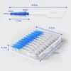 40pcs/set silicone dentental brushes超柔らかい歯科クリーニングブラシ歯ケア歯科用フロス歯絵の口頭ツール