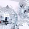 装飾Christams Decorations Party Christmas Balls Year Mirror Decor decor decor in decor inmanments disco 4/5cm 6pcs/lot1ドロップデリバリーGar dhvpq s