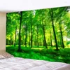 Tapestries Dream Forest Tapestry Home Wand Decoratie Kamer Achtergrond achtergrond Doek Boheemse bedbladen Strandmatten Outdoor Picnicdekens Outdoor