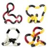 Descompressão brinquedo 3pcs corda torção twist inquiete brinquedo de brinquedo rrainbow círculo sensorial terapia autismo jouet anti estresse enfant juguete antiestres nios d240424