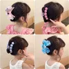 Haaraccessoires nieuwe kinderen schattige kleuren cartoon boog haar klauwen haarspelden meisjes fruit hart bloem acryl klauwen clips kinderen haaraccessoires