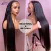 HD Dantel Frontal Wig 13x6 13x4 Dantel Ön İnsan Saç Perukları Lemoda Remy Wig Kadınlar İçin 34 32 İnç Düz Şeffaf Dantel Peruk 240416