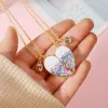 Necklaces Bff Necklaces for 2 Girls Trendy Matching Friendship Stuff Half Heart Pendant Sister Birthday Gifts for Daughter Best Friend