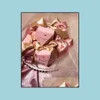 Creative Gift X Wrap 50 Pink Diamond Style Wedding Favors Candy Boxes Bomboniera Sachet Sugar Chocolate Box Party Supplies Thank Gi Dhoty
