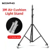 Accessories Quick Installation 3 Meter/9ft Heavy Duty Impact Air Cushioned Video Studio Light Stand with Omnidirectional Wheel