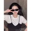 women mens sunglasses black Miao female board circular square male chenel