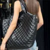 Tote bag borse borse borse borsetta portafoglio donne spalle da donna bagagli stile classico stile elegante trapunte nero grande capacità di moda grande capacità di moda maxi sacchetto maxi maxi