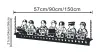 Tees Robôs de desenho animado engraçado LEGO Vinil Wall Sticker Robot Boys Room Wall Art Decals Decals Y170801
