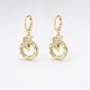 Boucles d'oreilles cerceaux Incrust Pearl Women's Hollow Design Bijoux Fashion Y2K Accessoires de style coréen Bijoux brillant de style coréen 3 Paires