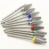 Bits 1pcs Quality Carbide Tungstten Nail Drill Bit Manucure Force pour fraisage Files de ongles Cutter Tampon Nail Art Équipement