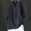 Damen lässig Solid Long Sleeve Vneck Daily Tops Shirt Ladies Schönheit hochwertige Bluse Kleidung Kleidung Plus Size 2023 240412