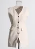 Temperament kleine geurige wind driedelige set 2024 nieuwe pakjas+slank fit vest+korte broek mode set voor vrouwen