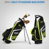 Tassen PGM Golfzak Licht 14 Golfclubs Waterdicht Nylon Materiaal Ultralicht frame Portable golfsporten Draagtas Bracket Gun Golfzakken