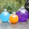 Bottles Empty Drinking Ball Bottle 500ml Plastic Preserving Jar Aluminum Caps 300ml Canning Ball Drinks Christmas Sphere Bottle Jar Ball