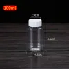 ボトル30pcs 15ml/20ml/30ml/100mlプラスチックペット透明な空のシールボトルソリッドパウダー薬ピルバイアルコンテナ試薬梱包ボトル