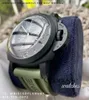 Luxury Mens Watches Designer Watch Automatic Mécanique en acier inoxydable Penerei Lumiinor 1950 Chrono Monopulsante WL M34T