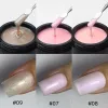 Gel mshare Milky White Self Niving Extension Gel manicure camouflage ingekapselde nagelverlenging draaiend dunne lopende dunne gel