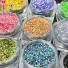 Glitter TCT336 Holographic Solvent Resistant 0.2MM Hexagon Glitter For Nail Art Decoration Tattoo Eye shadow MakeupTumbler Crafts DIY