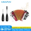 Tripods Kimafun 2.4g Wireless Dual Accordion Microphone Professional Musical Instrument Condenser Mic Designed for Accordionist,musician