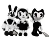 Plush Dolls 30cm Bendy Plush Toys Game Horror Bendy Boris Alice Angel Plush Doll Soft Stuffed Toys for Children Kids Gifts With Tag T240422