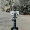 三脚Yelangu Aluminium Phone Holder Vertical Horizo​​ntal Shoot Shone Mount with Cold Shoe Phone Clip Clamp for Vlog Video Tiktok