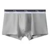 MUITOPANTES 1PC Bolsa respirável masculina Bolsa de boxers shorts Blend Cotton Blend cintura íntima Lingerie Sexy Man Panties