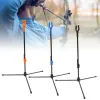 Arrow Archery Bow Stand Adjustable Recurve Bow Holder Removable Stander Assemble Hanger for Archery Hunting Shooting Outdoor Sports