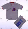 Mens Bull Durham Nuke Laloosh 37 Crash Davis 8 Kevin Costner 16 Turister Dubbel Stiched Baseball Jersey Grey White Size S-4XL Mix Order