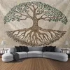 Tapisserier Vintage Stone Wall Printing Tapestry Home Decoration Bakgrund Tyg hängande filt vardagsrumsstudio