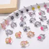 Earrings 20 Pairs Mixed Color Painless Ear Clip Assorted Animal NonPiercing Earring for Women Girl Clip on Earring Jewelry Gift