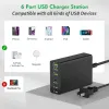 Chargers GaN 96W Desktop Charger Quick Charge QC 3.0 PD USB Type C Fast Phone Charging For iPhone 14 13 Pro Max Samsung Galaxy S22 Laptop