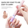 Stylos Maychao portable portable mini lampe à ongles pour tous les gel polonais sèche usb usb machine à ongles LED UV Lampe de poche à la lampe de poche